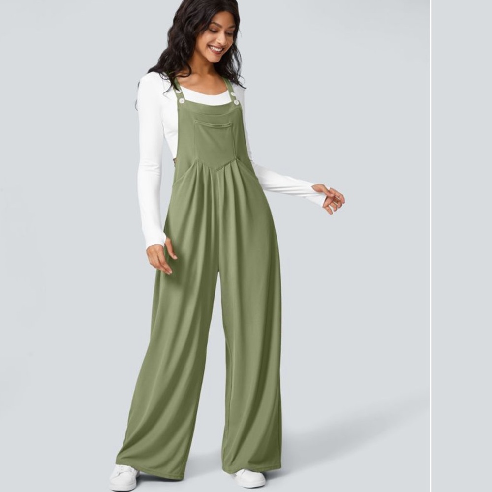 HALARA Sage Green Women's Jumpsuit - Picture 2 of 3